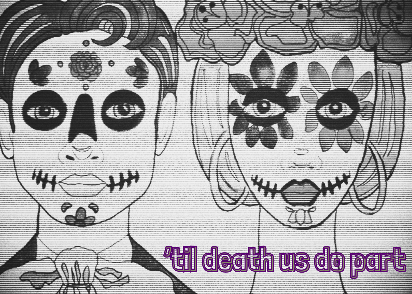 Wedding Stationery Package - Quirky Betrothed Couple - Classic