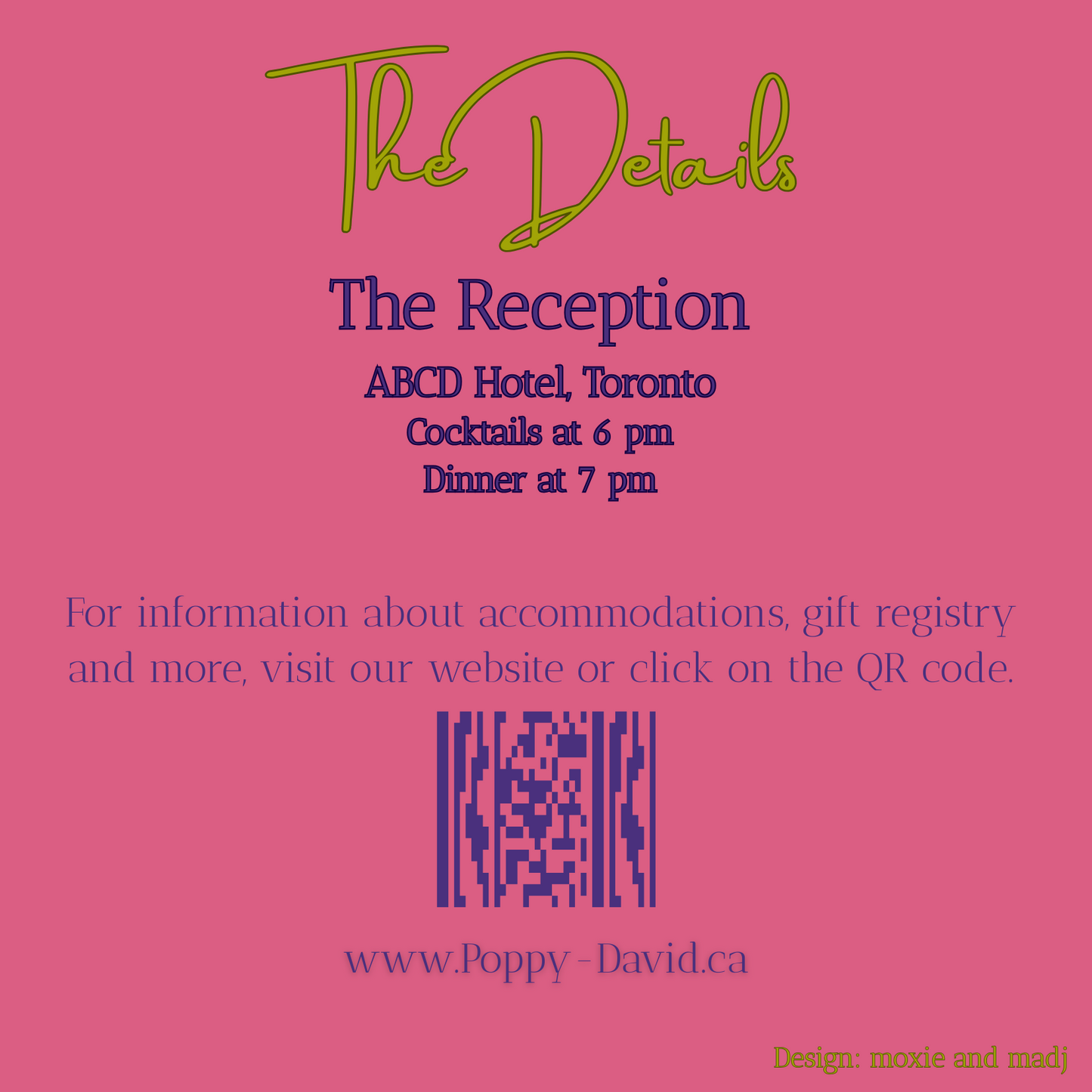 Wedding Stationery Package - Colourful Love Birds