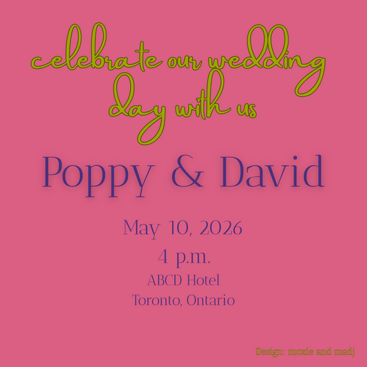 Wedding Stationery Package - Colourful Love Birds