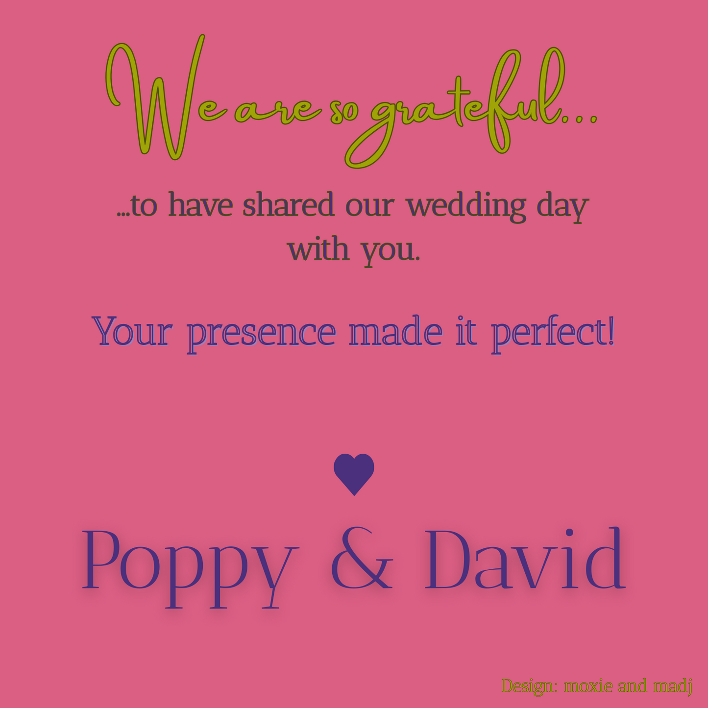 Wedding Stationery Package - Colourful Love Birds